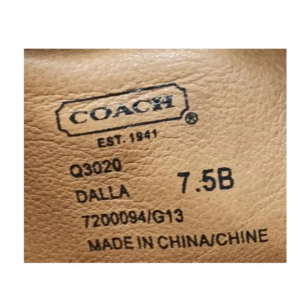 Coach Dalla Y2K Over-the-Knee Leather Boots 7.5B